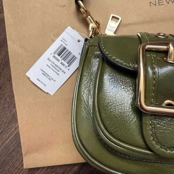 Coach Ashton Olive Green Shoulder Bag + dust bag - Picture 6 of 12